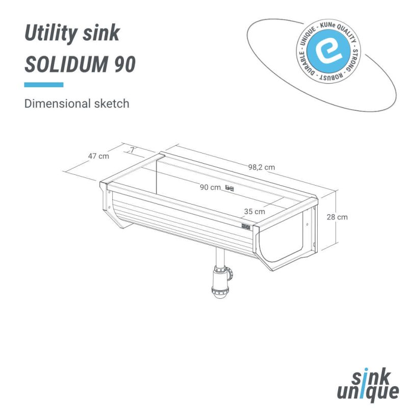 SOLIDUM 90 Dimensional drawing