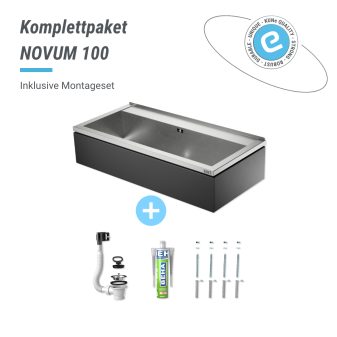 Ausgussbecken Novum 100 Komplettpaket